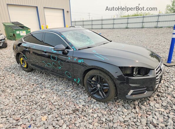 WAUBNCF56KA092174 2019 AUDI A5 Черный Передняя правая четверть