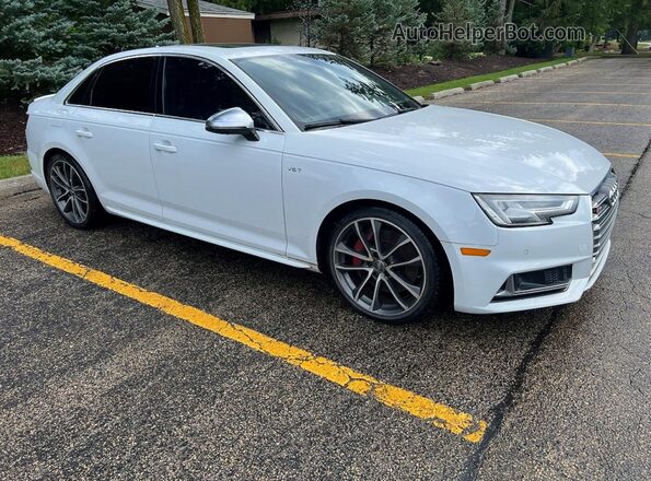 WAUC4AF42JA002570 2018 AUDI S4 White Հետևի ձախ