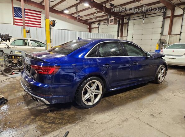 WAUC4AF4XJA230140 2018 AUDI S4 Blue Задня права чверть