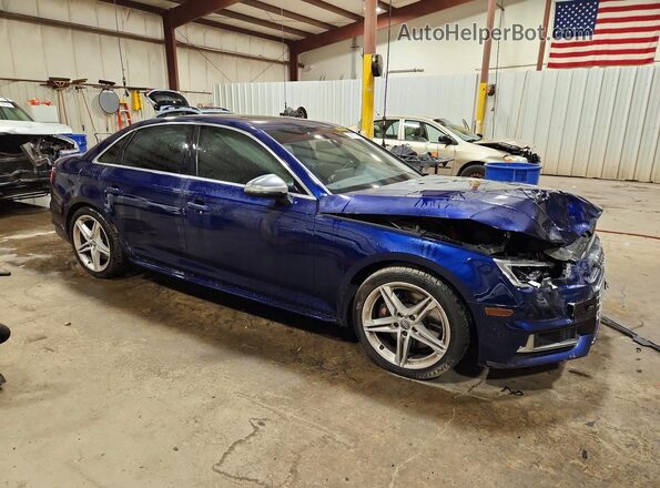 WAUC4AF4XJA230140 2018 AUDI S4 Blue Передня права чверть
