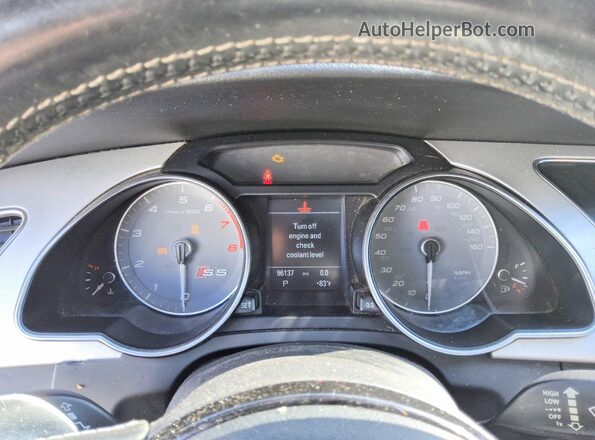 WAUC4AFR2GA022757 2016 AUDI S5 Silver Vista del cuadro de instrumentos