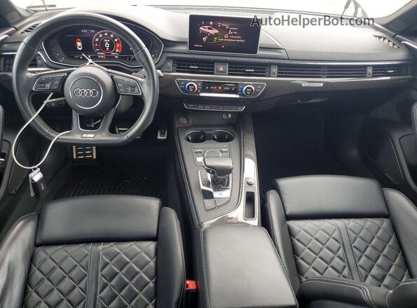 WAUC4CF51JA009918 2018 AUDI S5 Silver Widok deski rozdzielczej