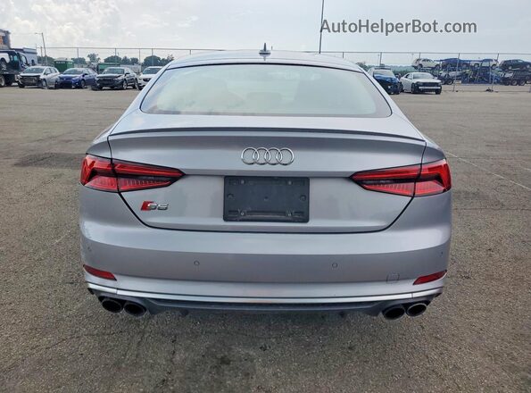 WAUC4CF51JA009918 2018 AUDI S5 Silver Widok z tyłu