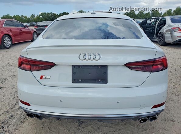 WAUC4CF52JA039705 2018 AUDI S5 White Հետևի տեսք