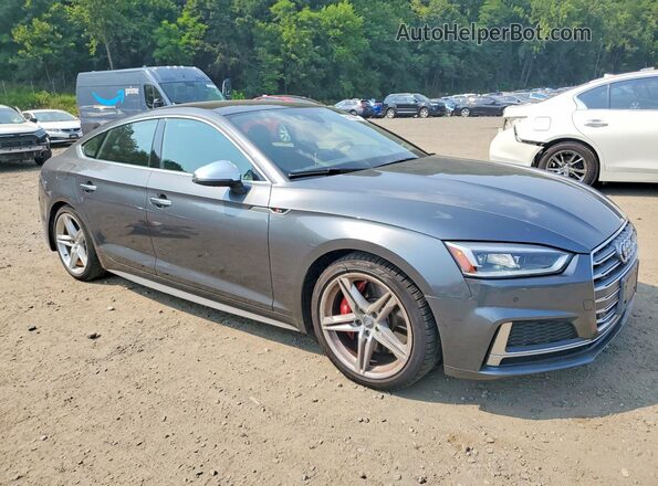 WAUC4CF53JA063799 2018 AUDI S5 Серый Передняя правая четверть