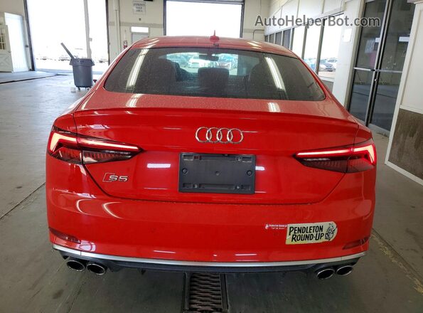 WAUC4CF57JA053096 2018 AUDI S5 Red უკანა ხედი