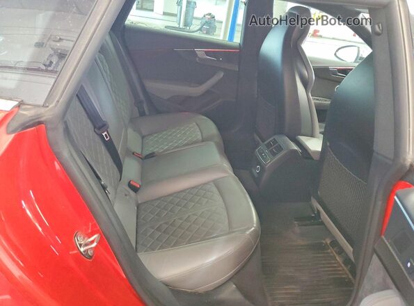 WAUC4CF57JA053096 2018 AUDI S5 Red უკანა სავარძლების ხედი