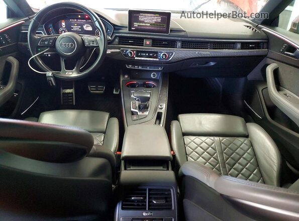 WAUC4CF57JA053096 2018 AUDI S5 Red წინა პანელის ხედი
