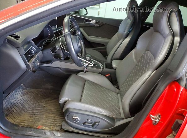 WAUC4CF57JA053096 2018 AUDI S5 Red წინა სალონის ხედი
