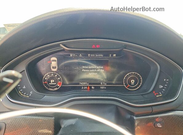 WAUC4CF57KA040687 2019 AUDI S5 Серый Вид щитка приборов