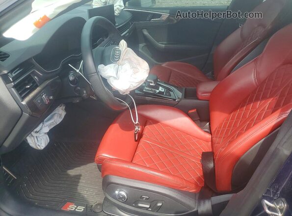 WAUC4CF59RA035498 2024 AUDI S5 Blue Vista interior delantera