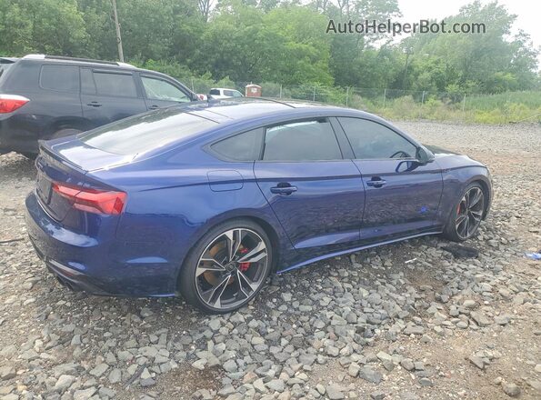 WAUC4CF59RA035498 2024 AUDI S5 Blue Trasero derecho