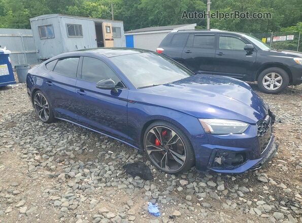 WAUC4CF59RA035498 2024 AUDI S5 Blue Delantero derecho
