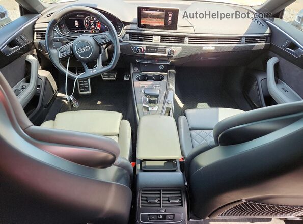 WAUC4CF5XJA077974 2018 AUDI S5 White Dashboard view
