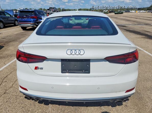 WAUC4CF5XJA132505 2018 AUDI S5 White Вид ззаду