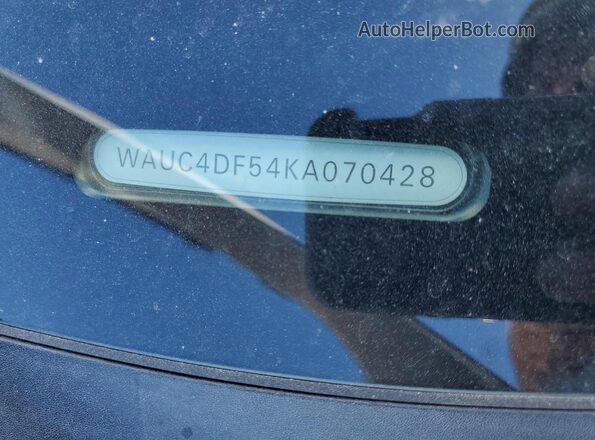 WAUC4DF54KA070428 2019 AUDI S5 Серебряный Вид подкапотного пространства