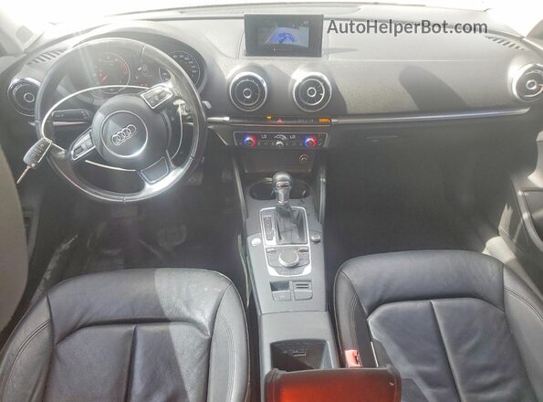 WAUC7GFF4G1056649 2016 AUDI A3 Black Вид панелі приладів