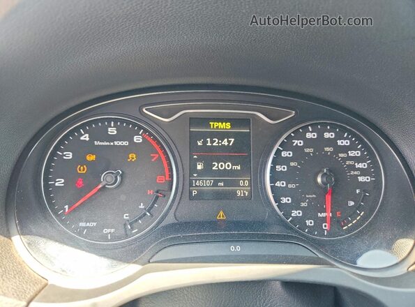 WAUC7GFF7G1038520 2016 AUDI A3 Black Սարքավորումների վահանակի տեսք