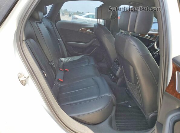 WAUC8AFC4HN043457 2017 AUDI A6 White Вид задніх сидінь