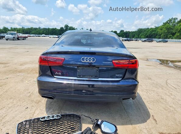 WAUC8AFC4JN016586 2018 AUDI A6 Black Rear view