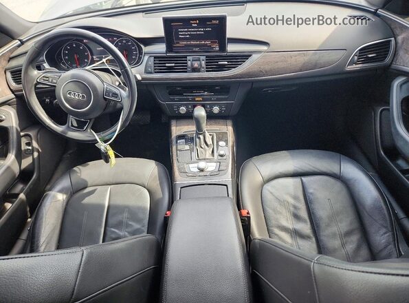 WAUC8AFC6JN011583 2018 AUDI A6 Gray Widok deski rozdzielczej
