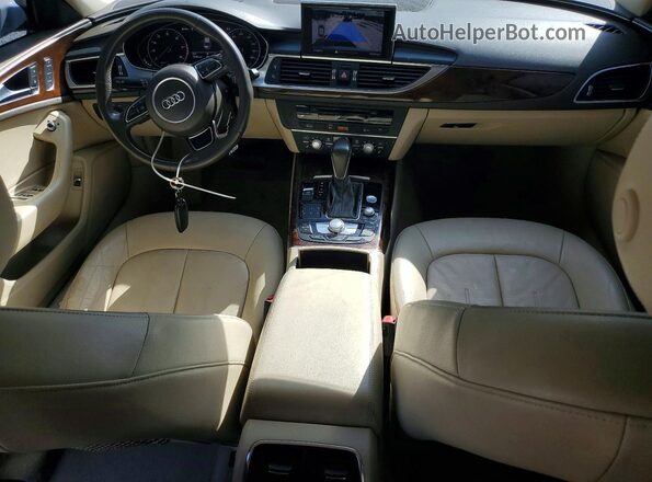 WAUC8AFCXJN071883 2018 AUDI A6 White წინა პანელის ხედი