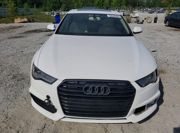 WAUC8AFCXJN071883 2018 AUDI A6 White წინა ხედი
