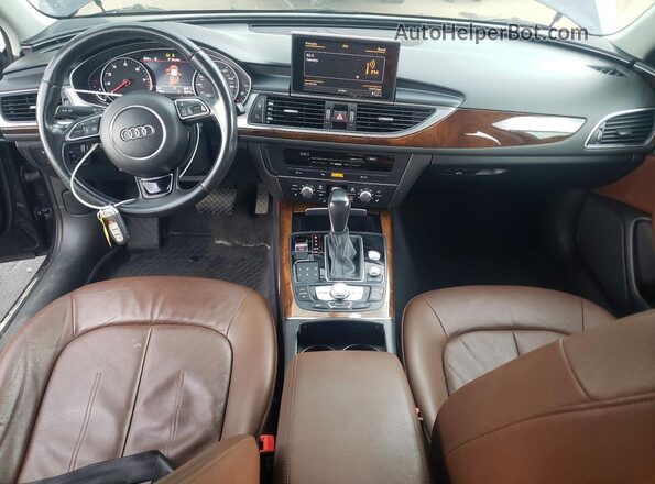WAUCFAFC1GN094600 2016 AUDI A6 Blue Вид панелі приладів