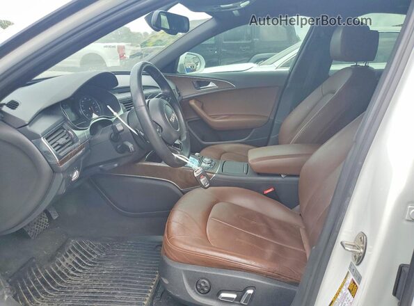 WAUCFAFC3GN185495 2016 AUDI A6 White Widok wnętrza z przodu