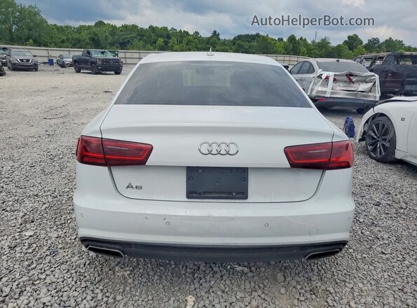 WAUCFAFC3GN185495 2016 AUDI A6 White Widok z tyłu