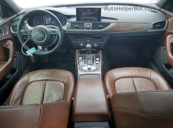 WAUCFAFC3GN185495 2016 AUDI A6 White Widok deski rozdzielczej