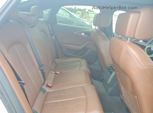 WAUCFAFC3GN185495 2016 AUDI A6 White Widok tylnych siedzeń