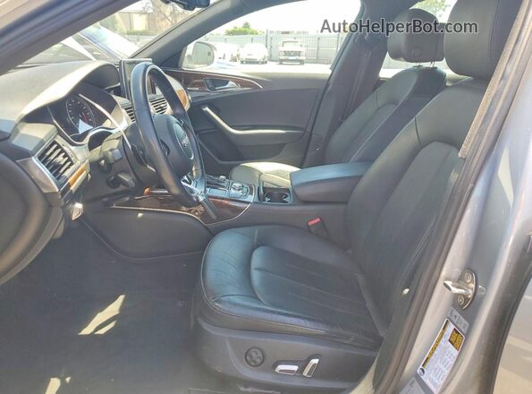 WAUCFAFCXGN174798 2016 AUDI A6 Серебряный Вид салона спереди