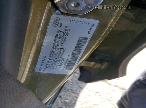 WAUCJBFW0R7001801 2024 AUDI E-TRON Зеленый Вид подкапотного пространства
