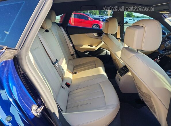 WAUCNCF53LA014537 2020 AUDI A5 Синий Вид задних сидений