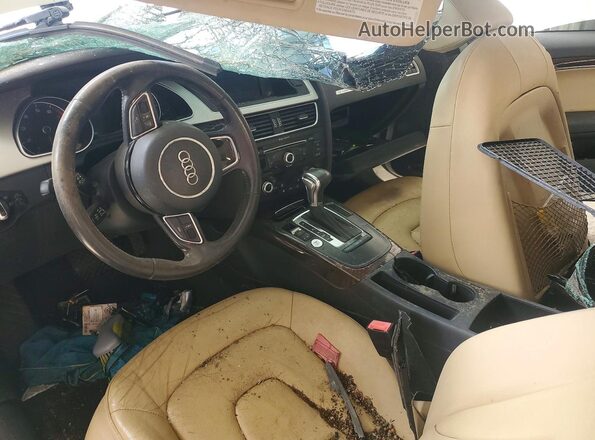 WAUD2AFR0GA010553 2016 AUDI A5 White Vista del salpicadero