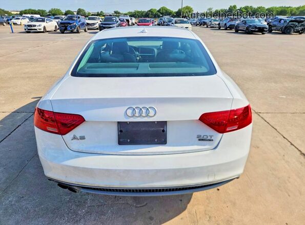 WAUD2AFR6GA003963 2016 AUDI A5 White Հետևի տեսք