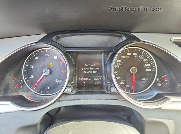 WAUD2AFR6GA003963 2016 AUDI A5 White Սարքավորումների վահանակի տեսք