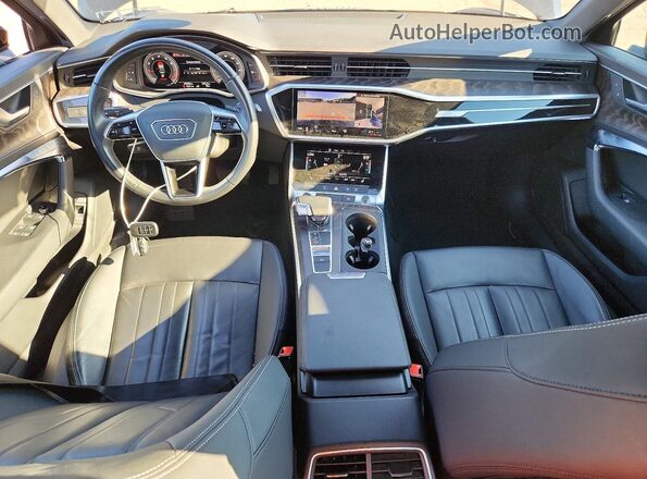 WAUD3BF2XPN037029 2023 AUDI A6 Black Vista del salpicadero