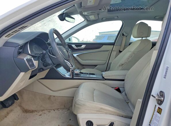 WAUD8AF23LN073067 2020 AUDI A6 White წინა სალონის ხედი