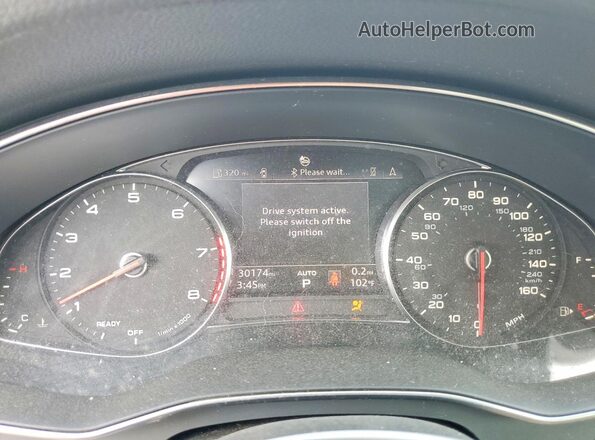 WAUD8AF23LN073067 2020 AUDI A6 White ხელსაწყოთა პანელის ხედი
