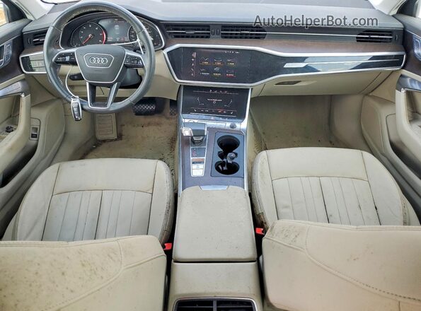 WAUD8AF23LN073067 2020 AUDI A6 White წინა პანელის ხედი
