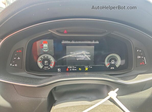 WAUD8AF26MN033213 2021 AUDI A6 Gray Вид щитка приладів