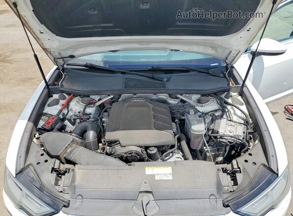WAUD8AF27KN130529 2019 AUDI A6 White Widok wnętrza z tyłu