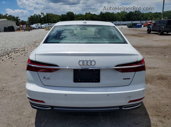 WAUD8AF27KN130529 2019 AUDI A6 White Widok z tyłu