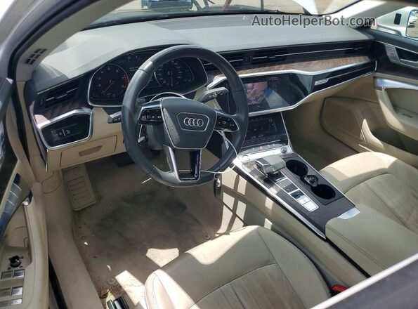 WAUD8AF27KN130529 2019 AUDI A6 White Widok deski rozdzielczej