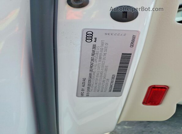 WAUD8AF27KN130529 2019 AUDI A6 White Widok komory silnika