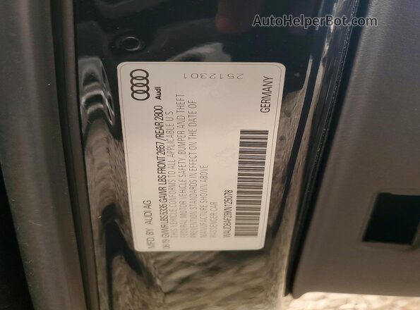 WAUD8AF28KN125078 2019 AUDI A6 Black Շարժիչի բաժամունքի տեսք