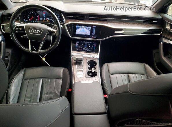 WAUD8AF28KN125078 2019 AUDI A6 Black Առջևի վահանակի տեսք