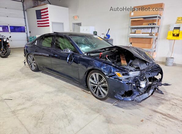 WAUD8AF28MN041992 2021 AUDI A6 Blue წინა მარჯვენა